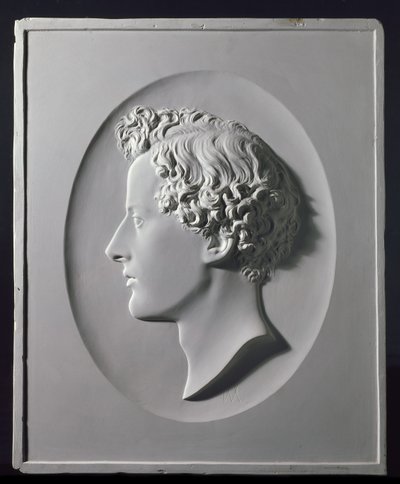 Profile Portrait of John Everett Millais by Alexander Munro